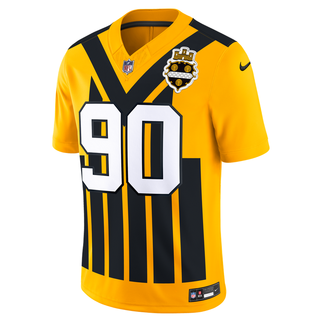 T.J. Watt Pittsburgh Steelers Team Vapor F.U.S.E. Stitched Limited Jersey - Black