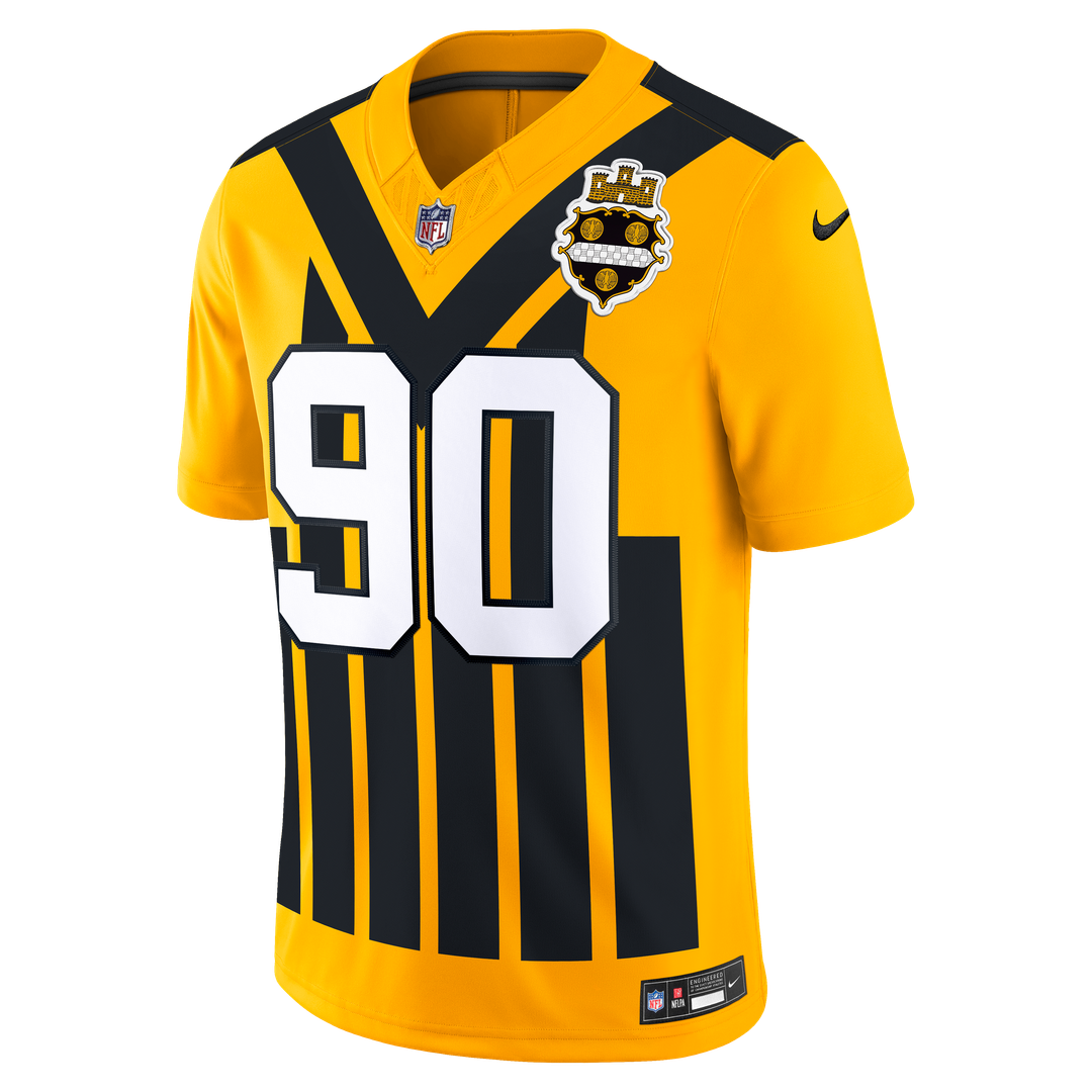 T.J. Watt Pittsburgh Steelers Team Vapor F.U.S.E. Stitched Limited Jersey - Black