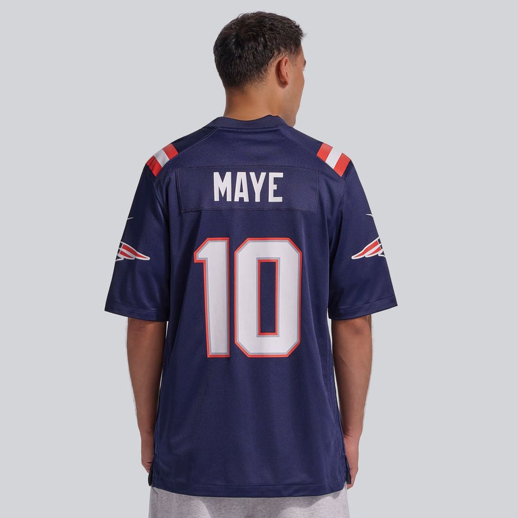 Drake Maye New England Patriots Player Game Jersey - Navy
