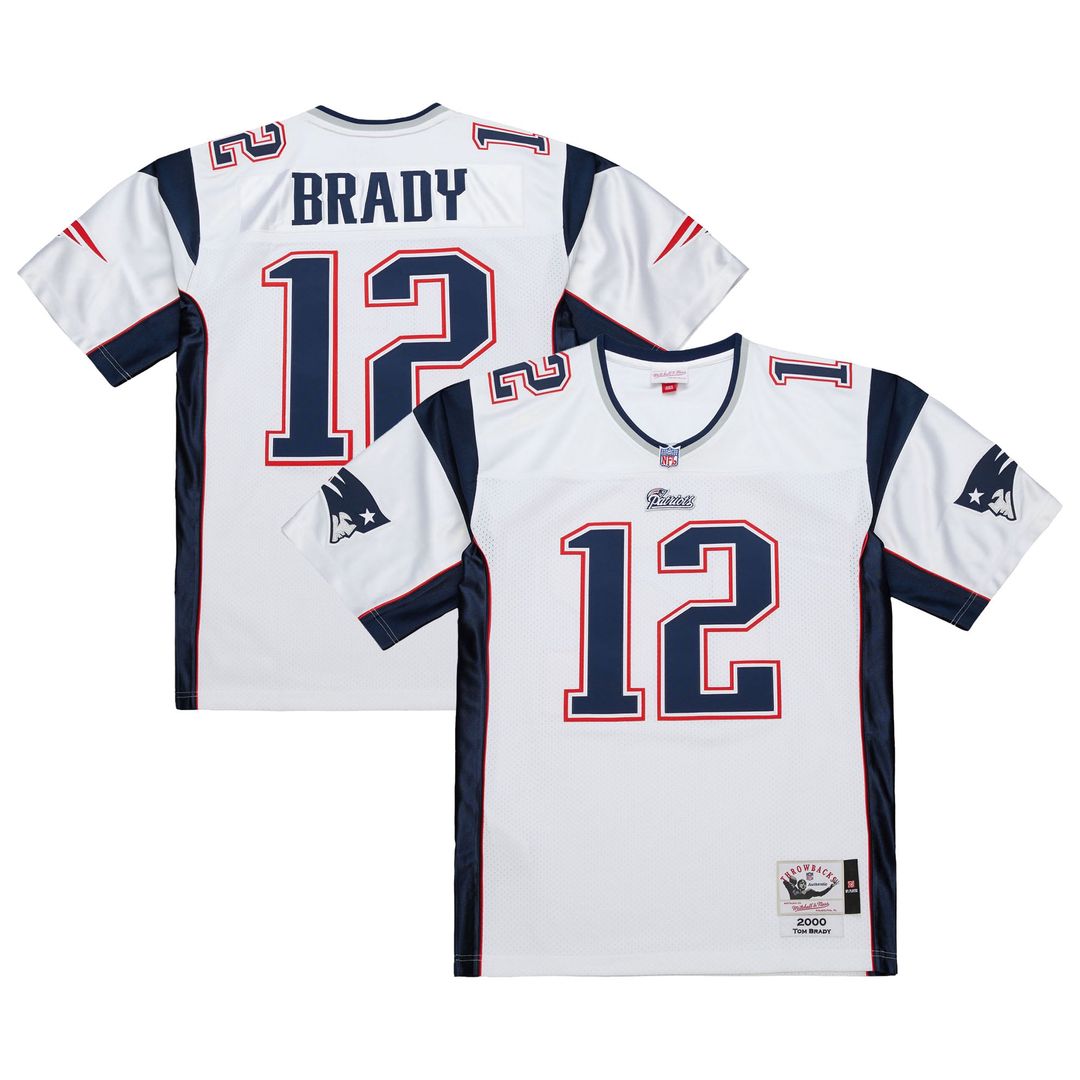 Tom Brady New England Patriots 2000 Authentic Jersey - White