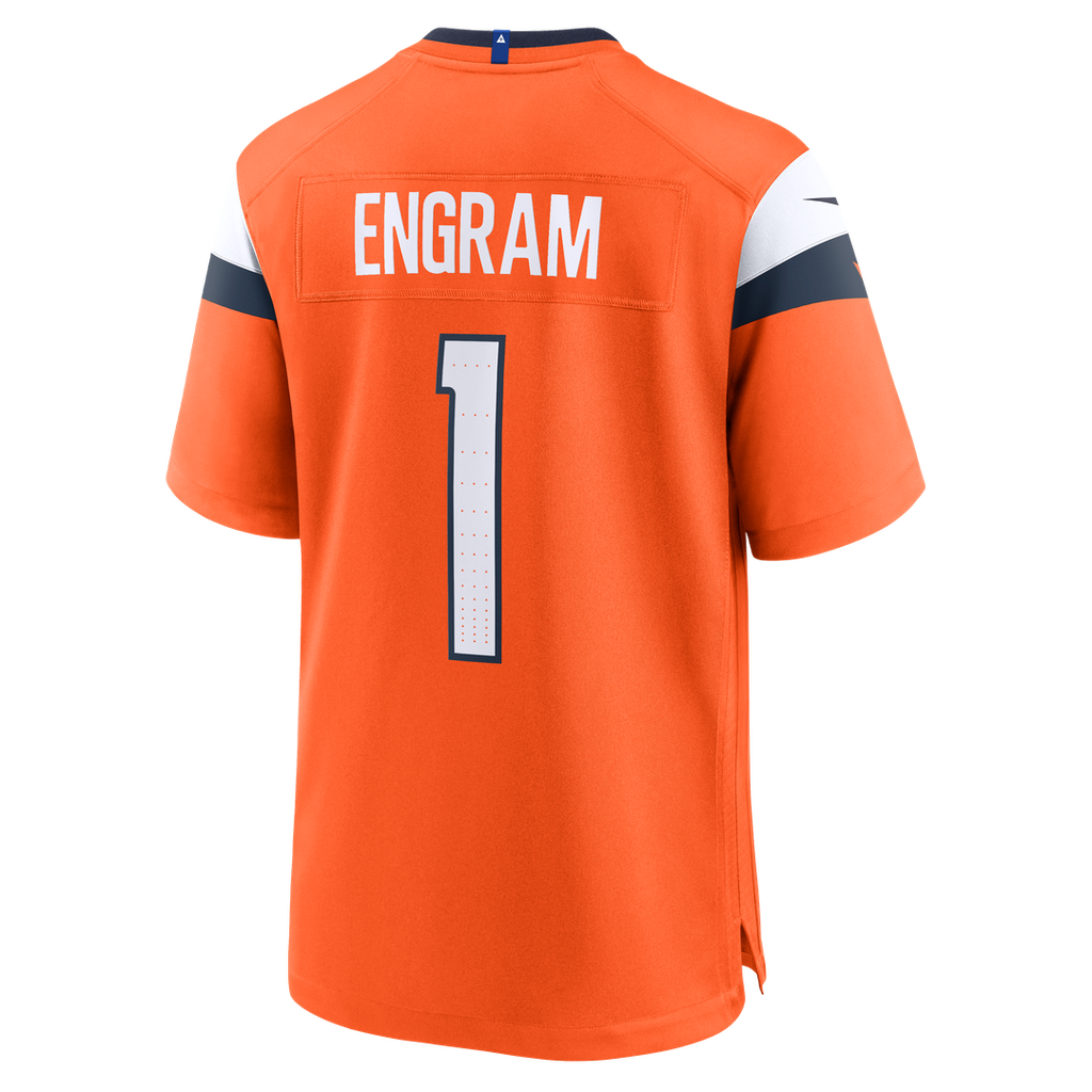 Evan Engram Denver Broncos Team Game Jersey - Orange