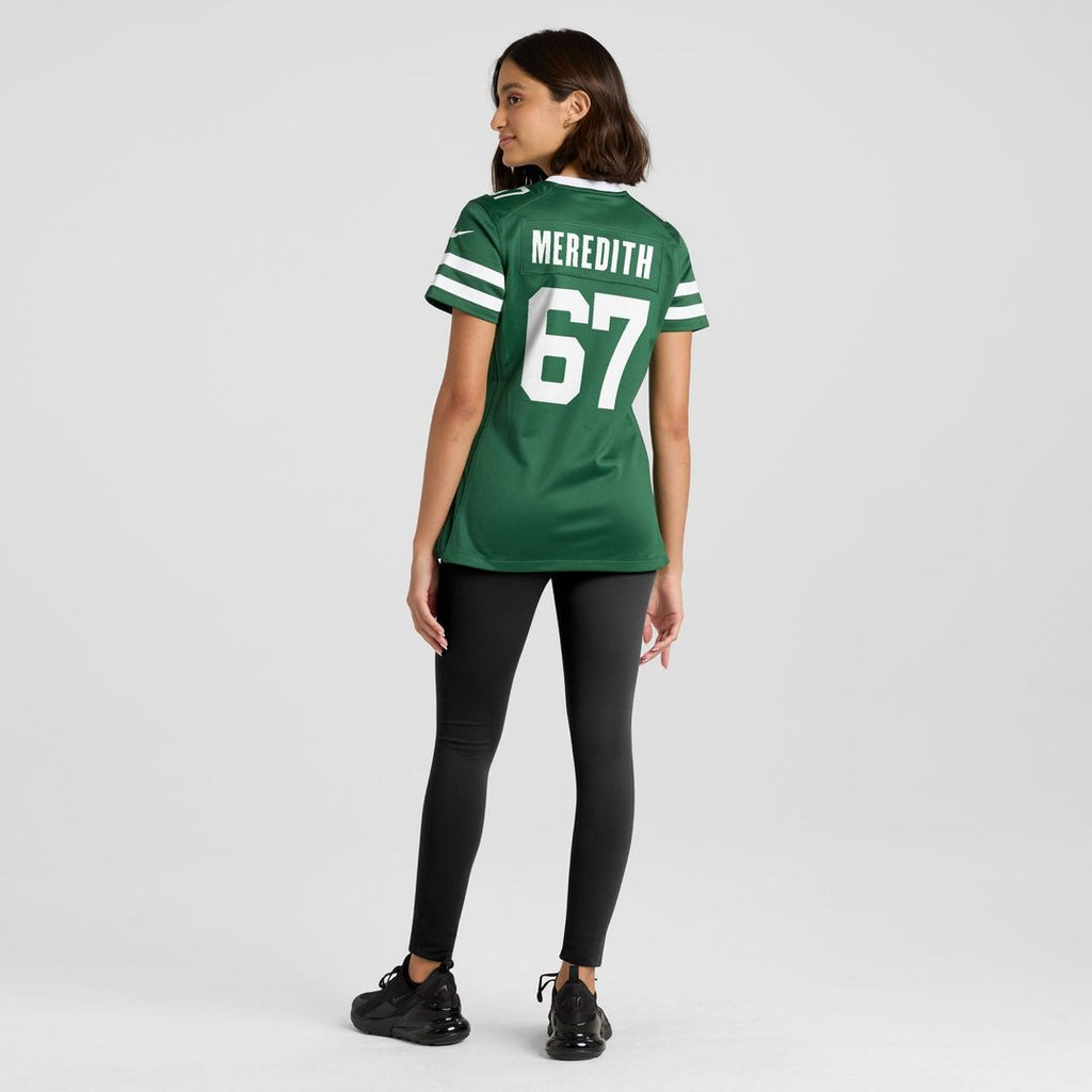 Jordan Meredith New York Jets Women's Team Game Jersey - Legacy Green