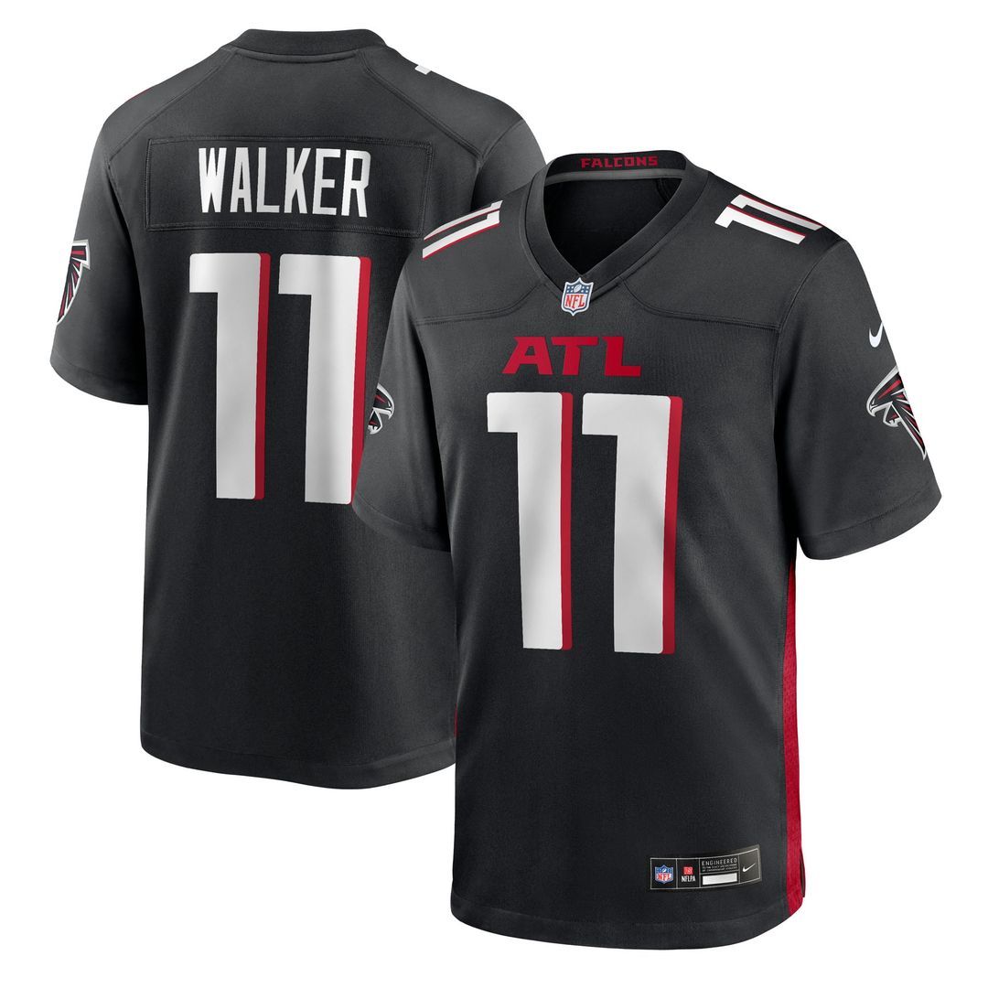 Jalon Walker Atlanta Falcons Team Game Jersey - Black