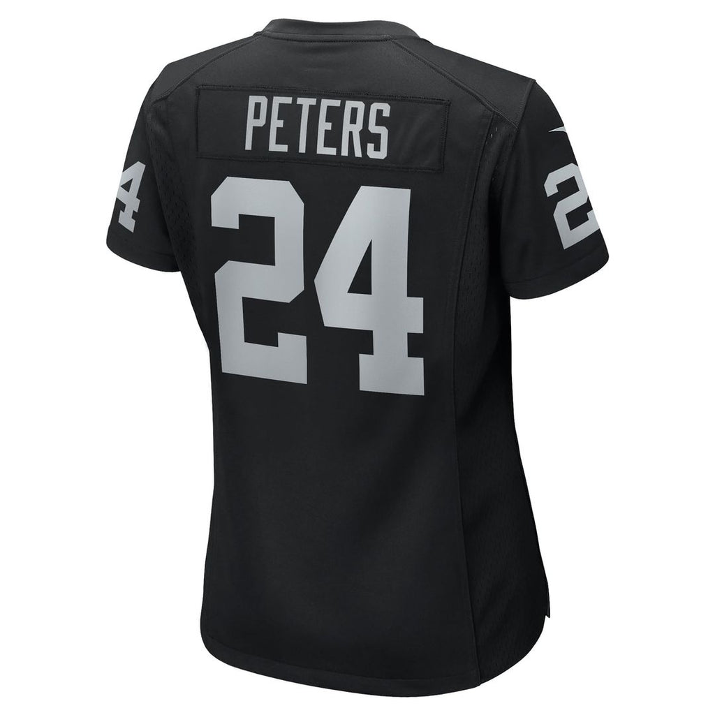 Marcus Peters Las Vegas Raiders Women's Team Game Jersey - Black