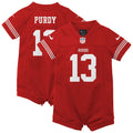 Brock Purdy San Francisco 49ers Newborn Romper Game Jersey - Scarlet