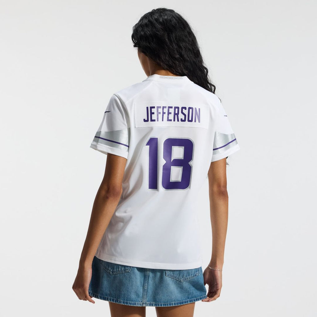 Justin Jefferson Minnesota Vikings Women's Alternate Game Player Jersey - White