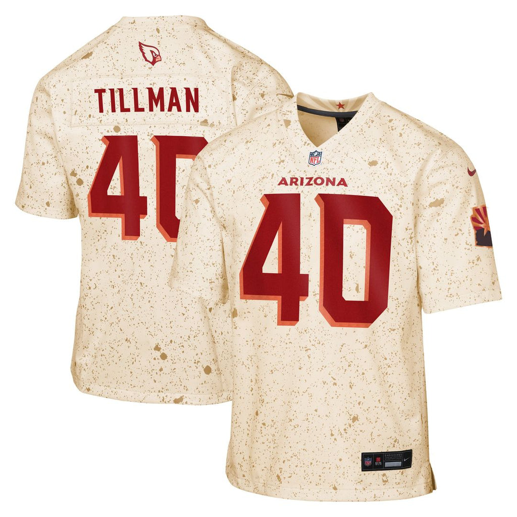 Pat Tillman Arizona Cardinals Youth Rivalries Collection Game Jersey - Natural