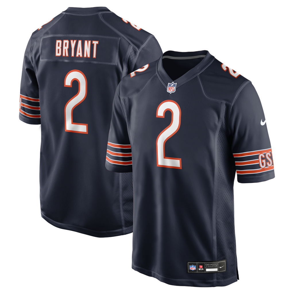 Coby Bryant Chicago Bears Team Game Jersey - Navy