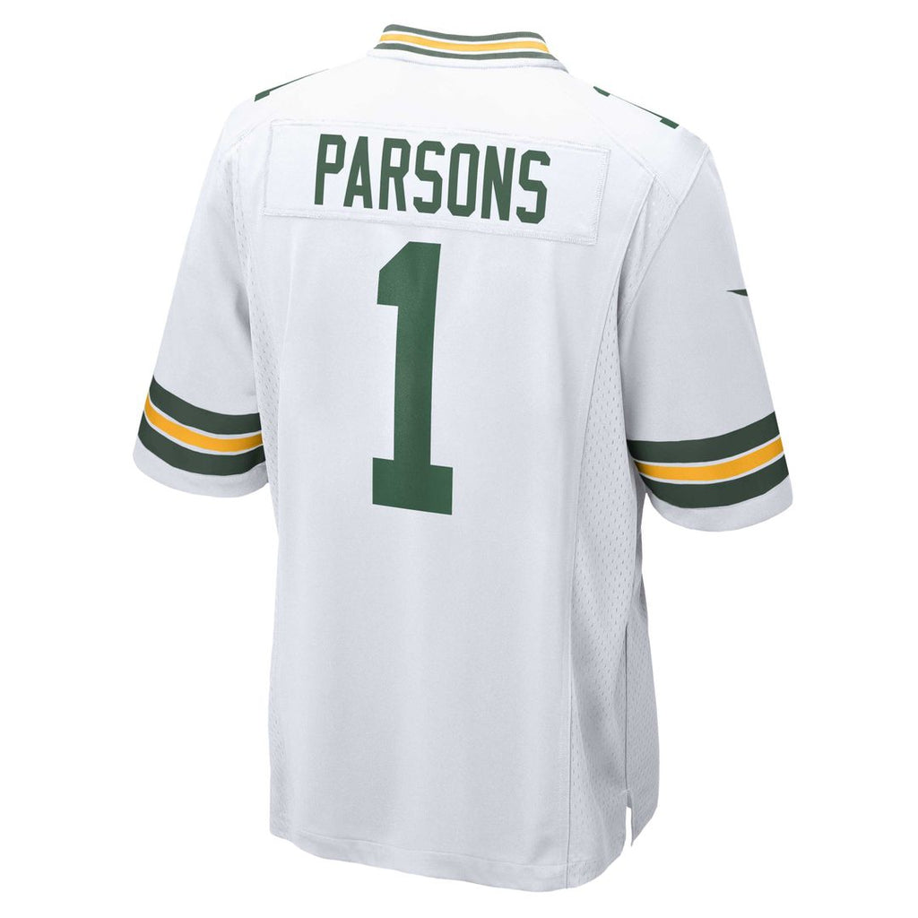 Micah Parsons Green Bay Packers Game Player Jersey - White