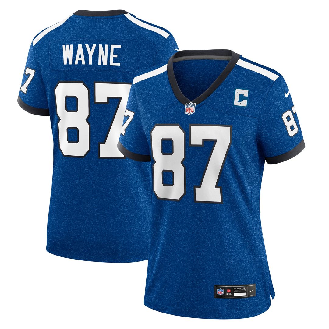 Reggie Wayne Indianapolis Colts Women's Indiana Nights Alternate Game Jersey - Royal