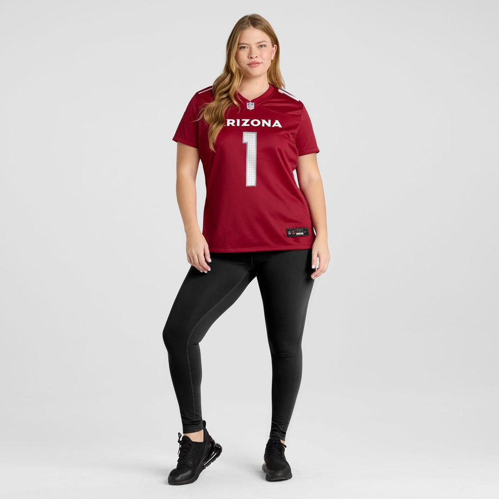 Number 1 Bride Arizona Cardinals Women's Game Jersey - Cardinal