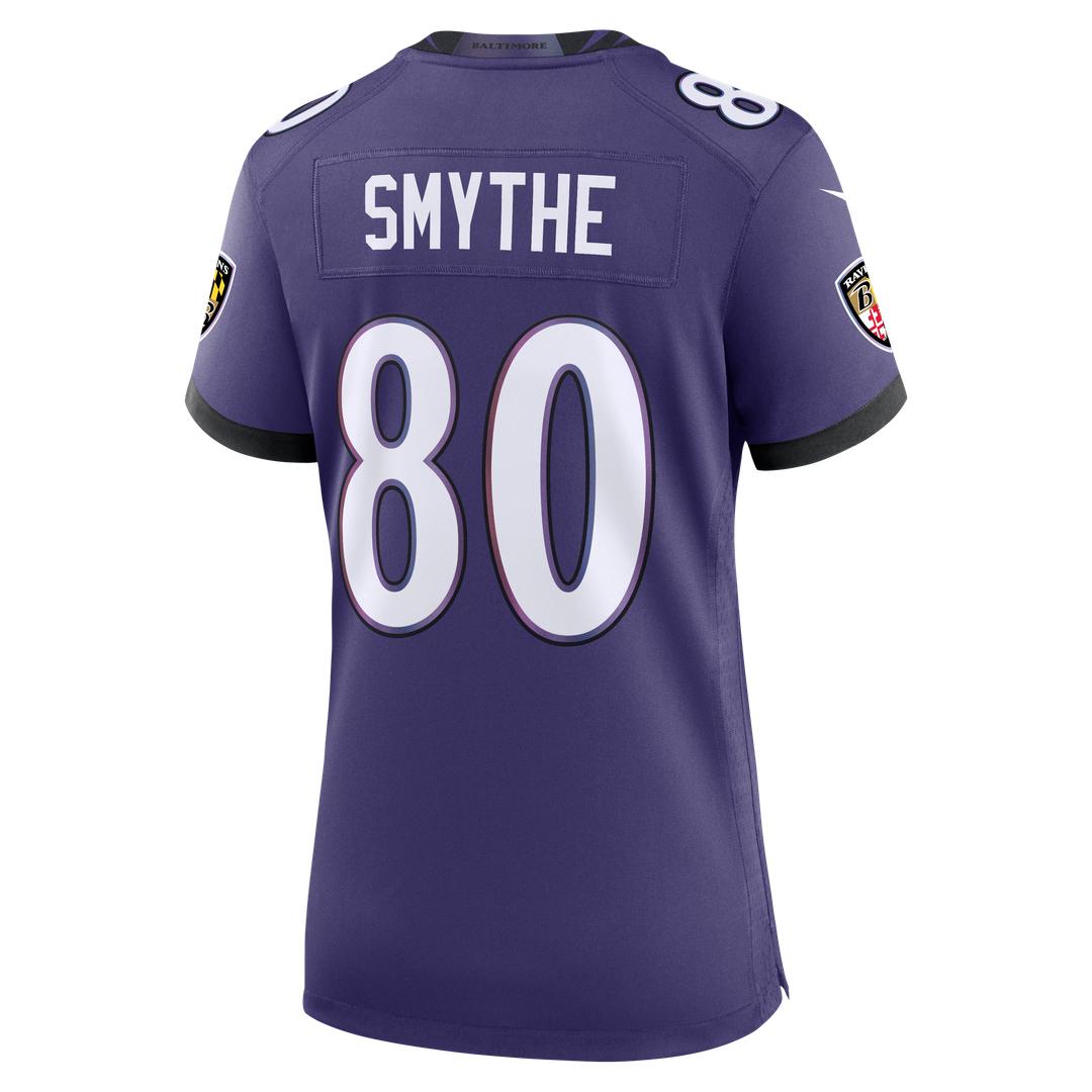Durham Smythe Baltimore Ravens Women's Team Game Jersey - Purple