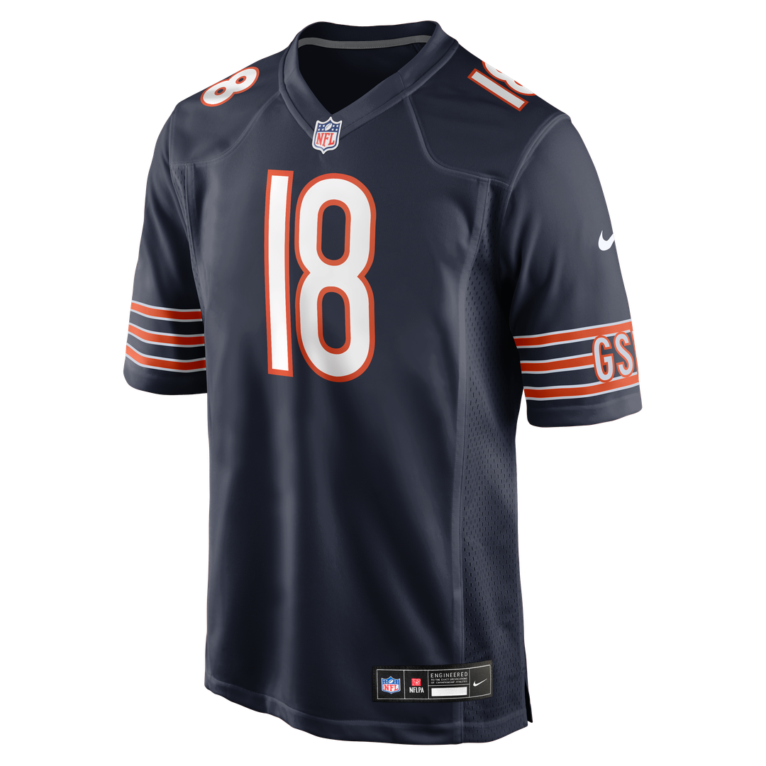 Caleb Williams Chicago Bears First Round Pick Player Game Jersey - White