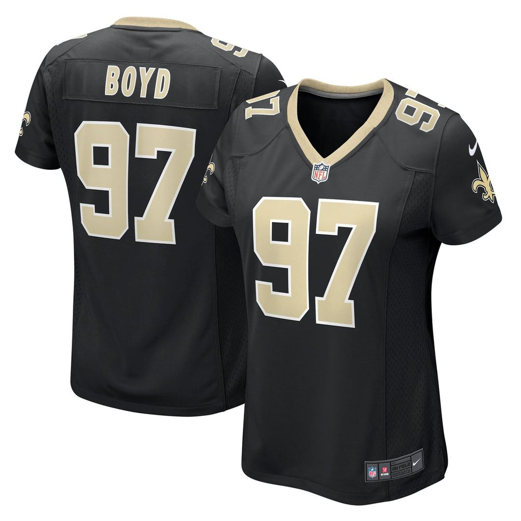 Khristian Boyd New Orleans Saints Women's Game Jersey - Black