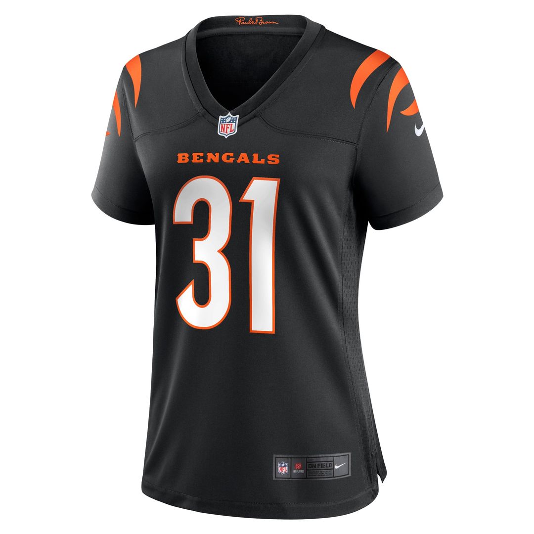 Ickey Woods Cincinnati Bengals Women's Retired Player Game Jersey - Black