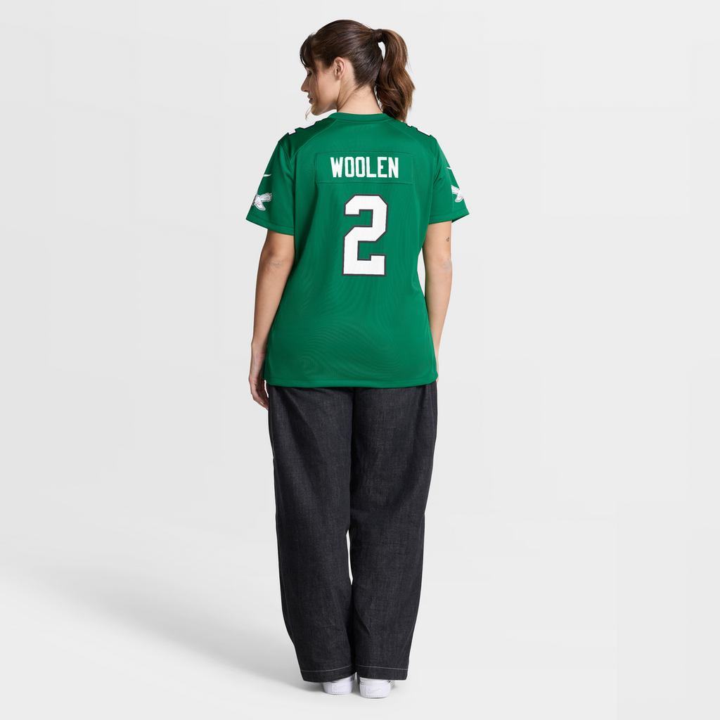 Tariq Woolen Philadelphia Eagles Women's Alternate Game Jersey - Kelly Green