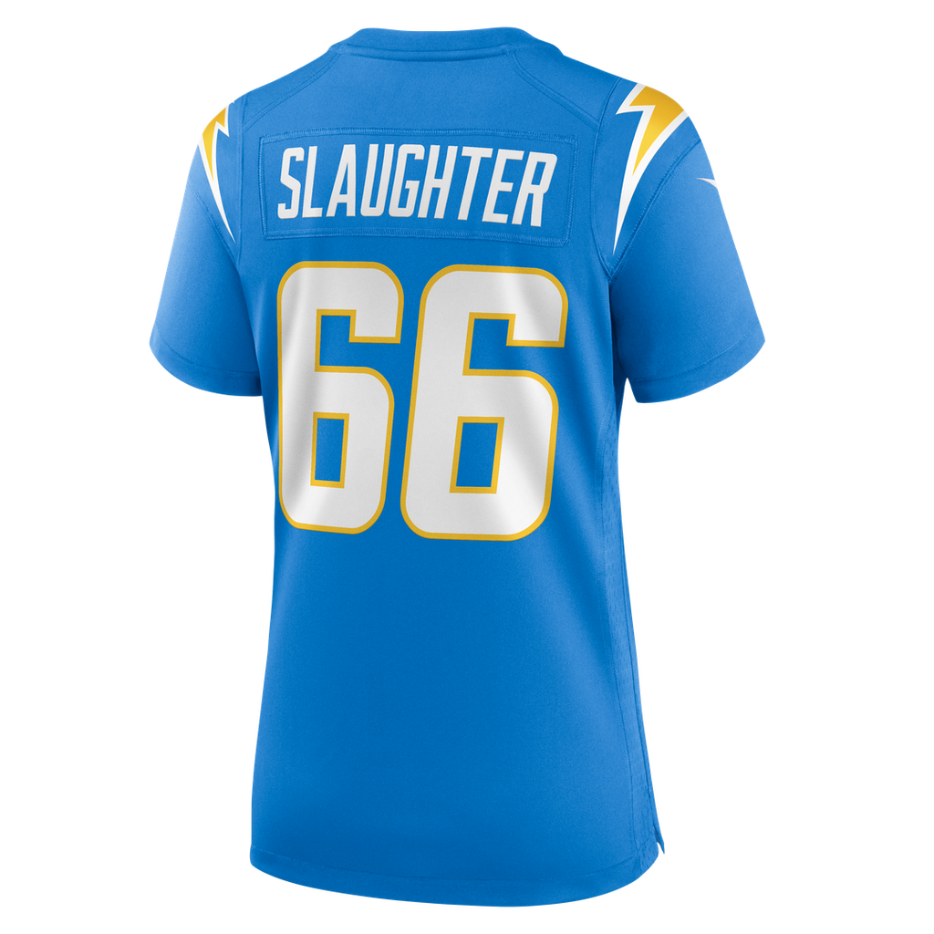 Jake Slaughter Los Angeles Chargers Women's Team Game Jersey - Powder Blue