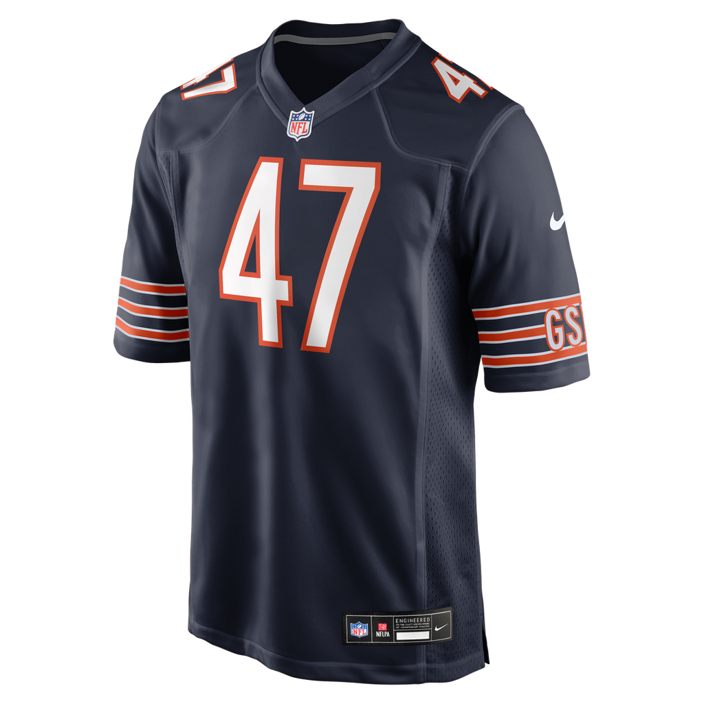 Ruben Hyppolite II Chicago Bears Team Game Jersey - Navy