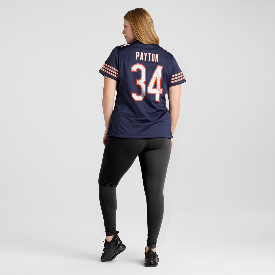 Walter Payton Chicago Bears Women's Game Retired Player Jersey - Navy