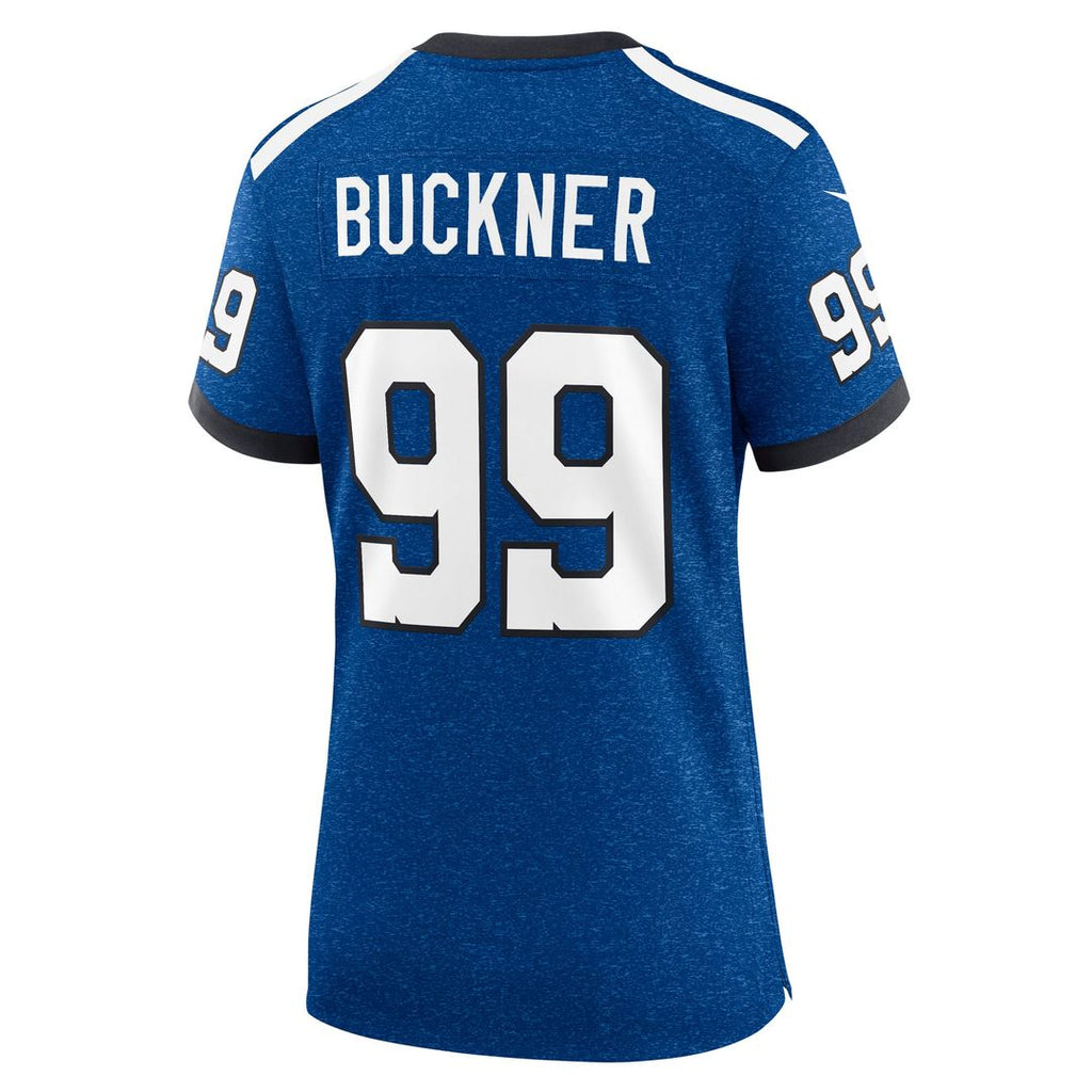 DeForest Buckner Indianapolis Colts Women's Game Player Jersey - Royal