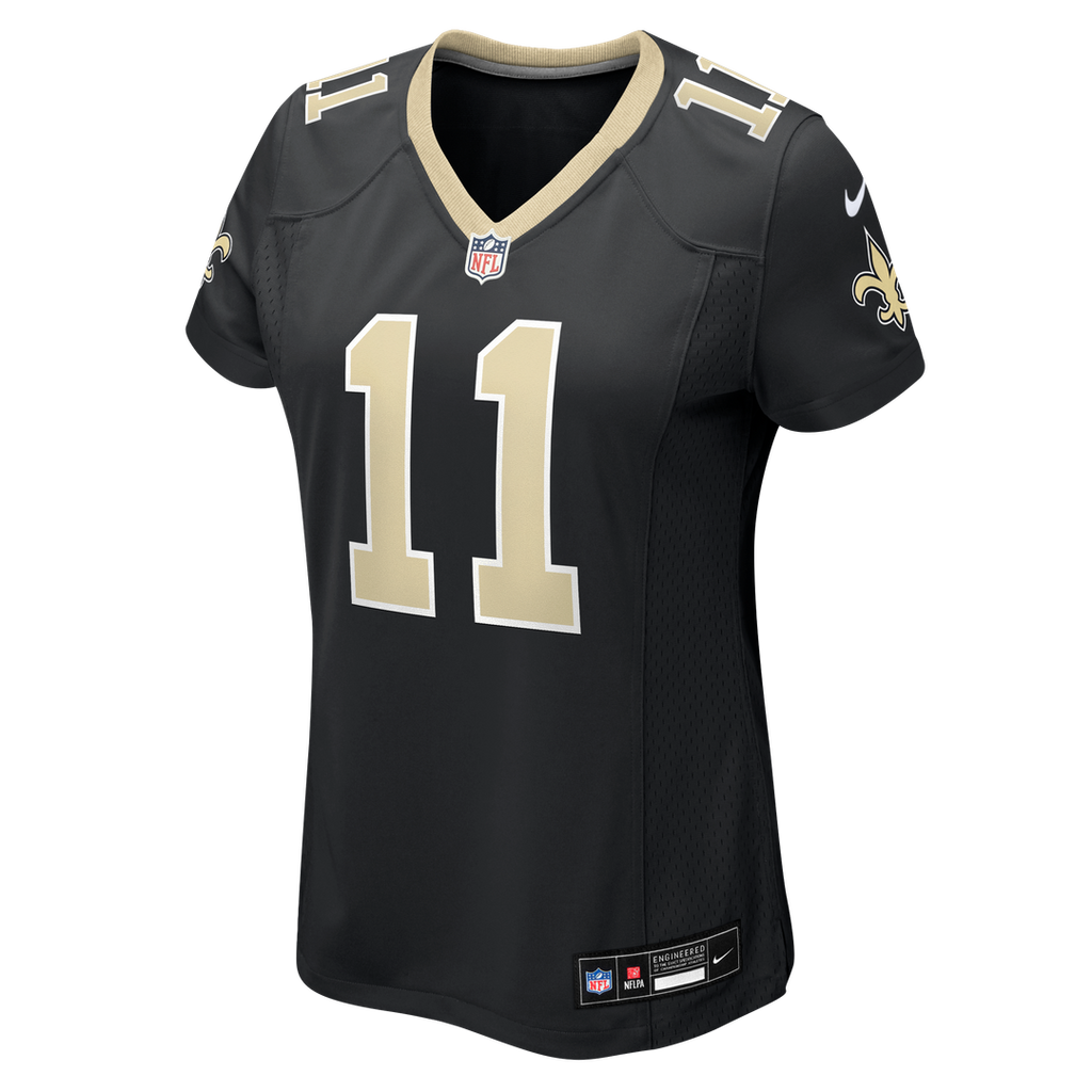 Zach Wilson New Orleans Saints Women's Team Game Jersey - Black