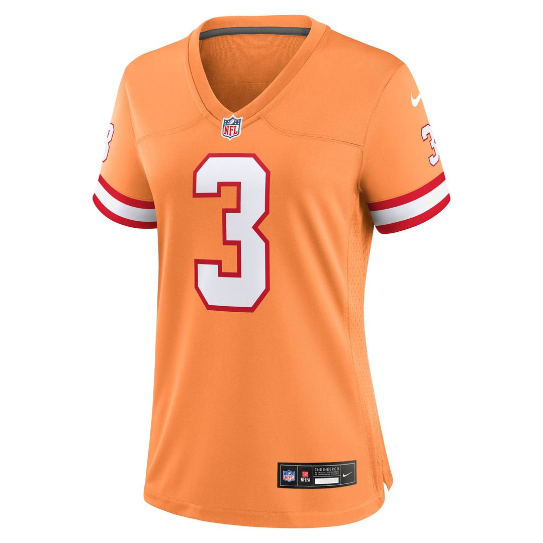 Rueben Bain Jr. Tampa Bay Buccaneers Women's Alternate Game Jersey - Creamsicle