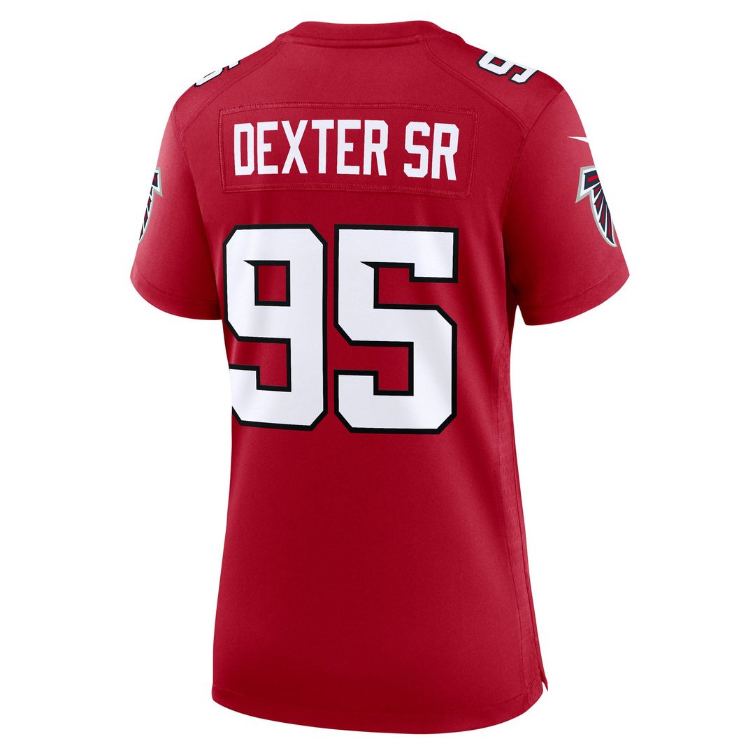 Gervon Dexter Sr. Atlanta Falcons Women's Team Game Jersey - Red