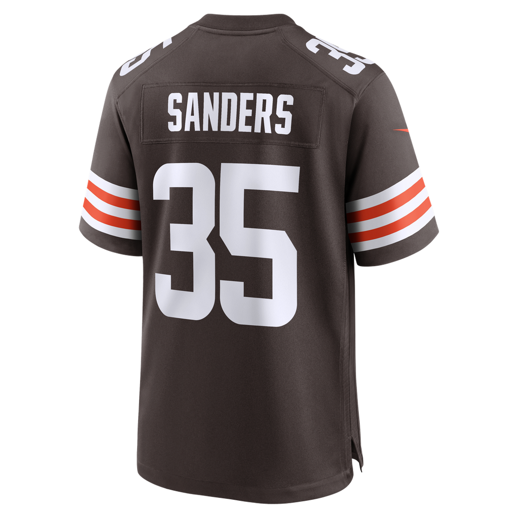Raheim Sanders Cleveland Browns Team Game Jersey - Brown