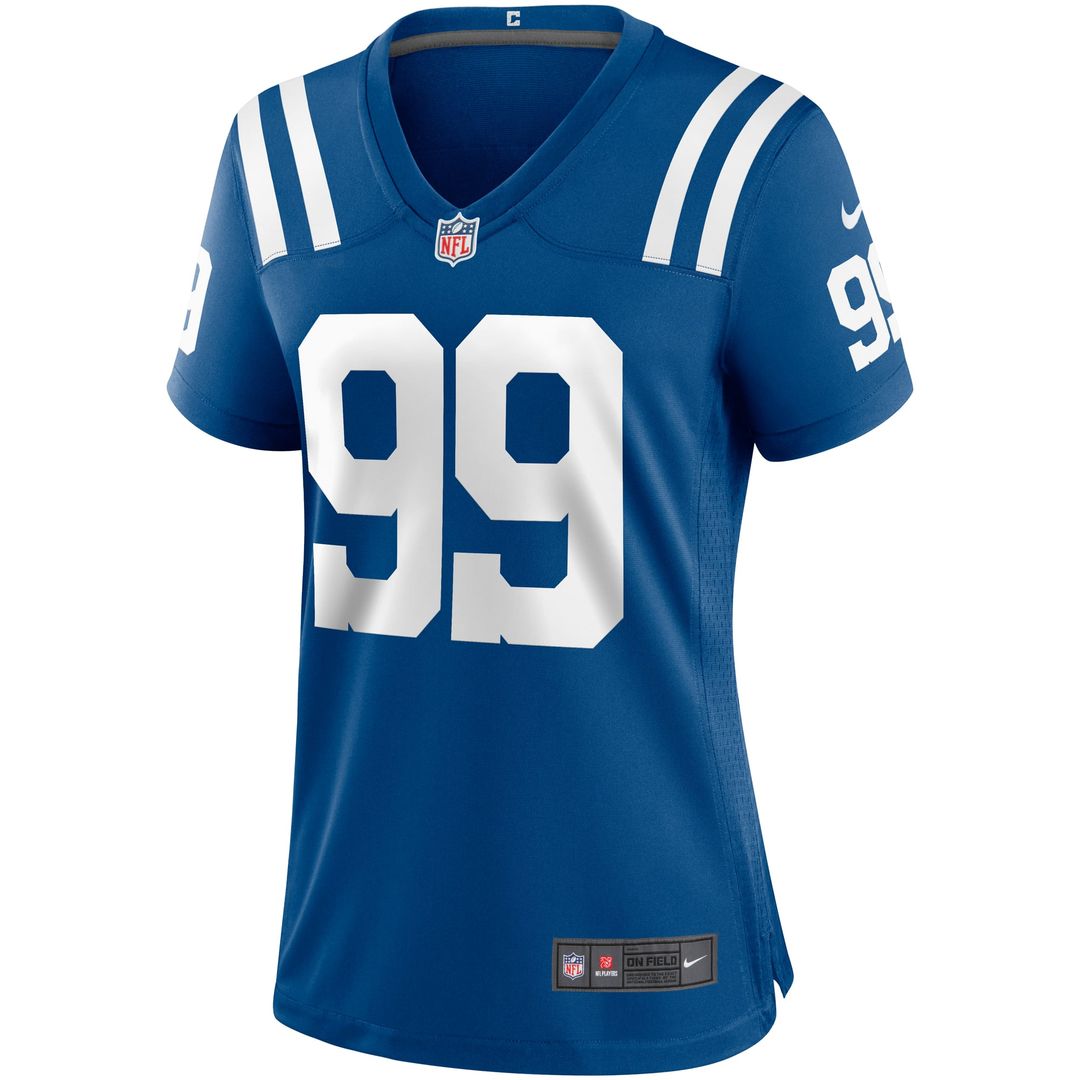 DeForest Buckner Indianapolis Colts Women's Game Player Jersey - Royal