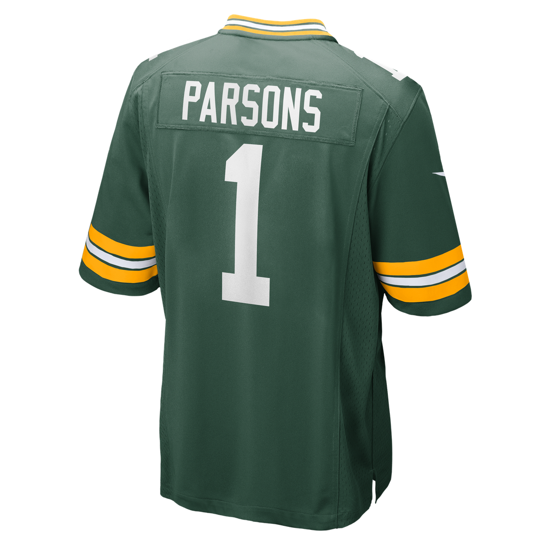 Micah Parsons Green Bay Packers Game Player Jersey - White
