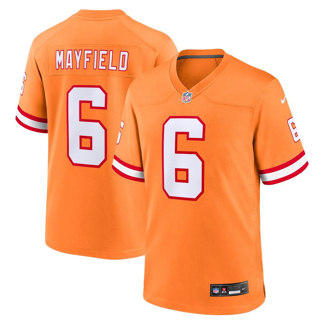 Baker Mayfield Tampa Bay Buccaneers Youth Game Jersey - Pewter