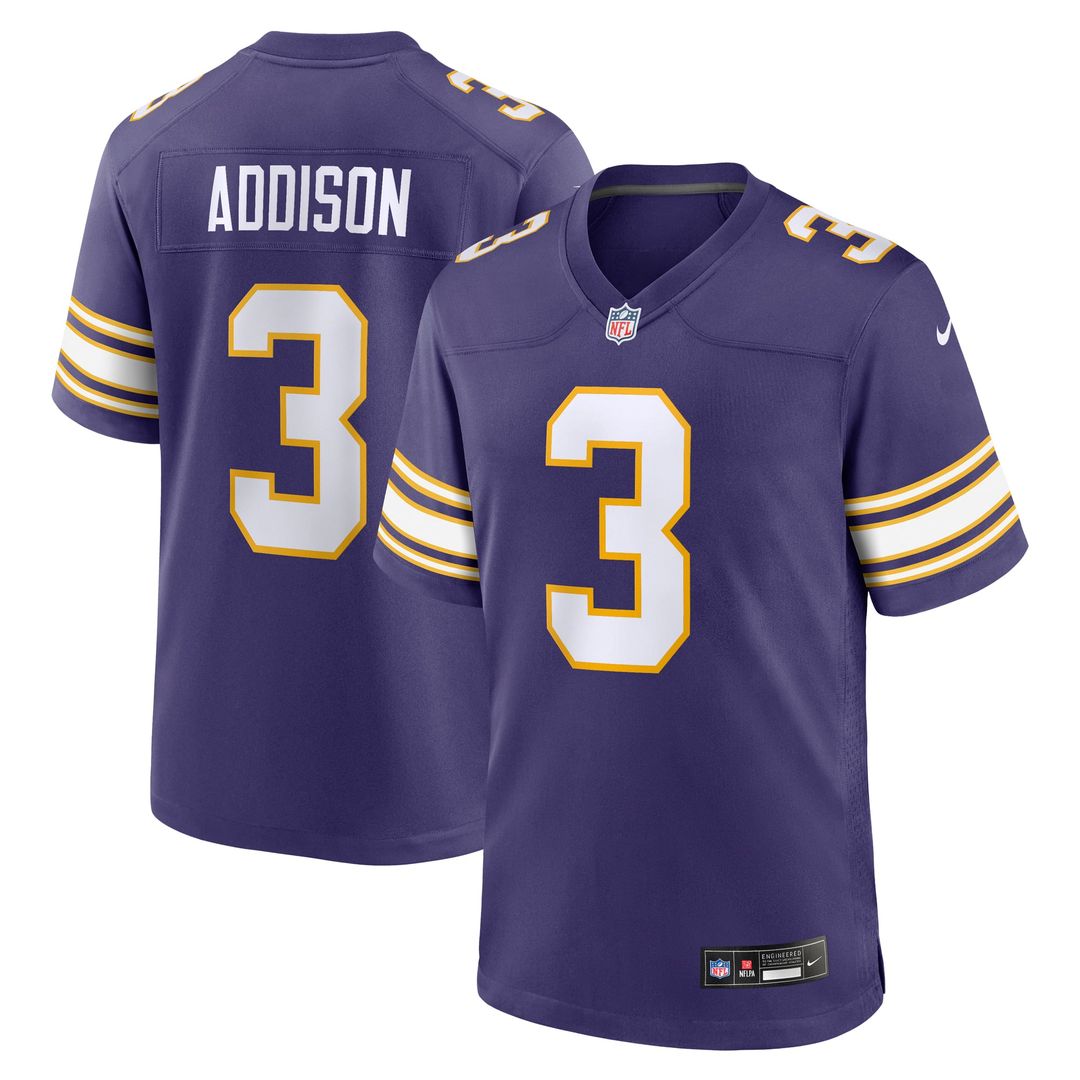Jordan Addison Minnesota Vikings Away Game Jersey - White