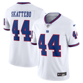 Cam Skattebo New York Giants Vintage White Vapor Untouchable Stitched Limited Jersey - White