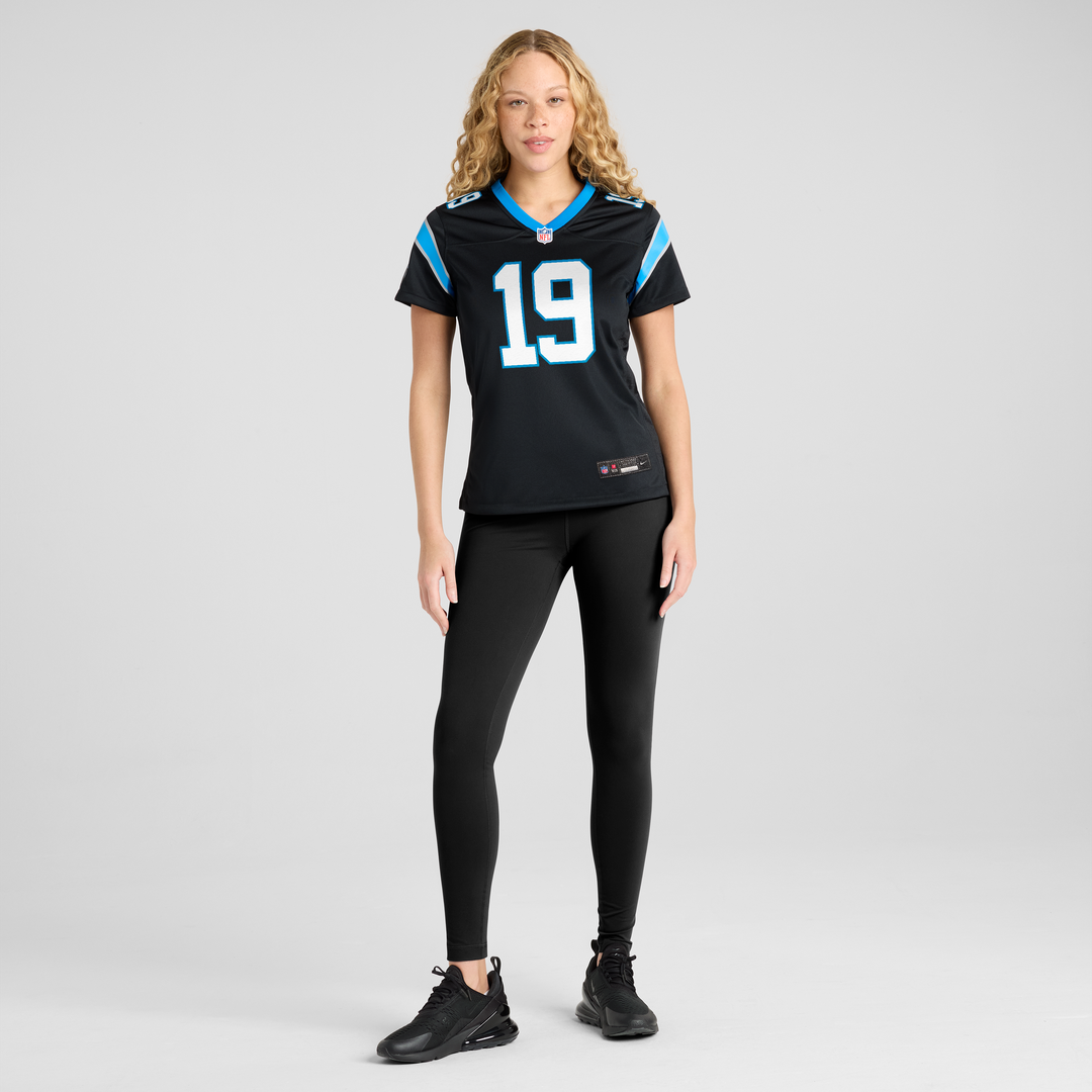 Chris Brazzell II Carolina Panthers Women's Team Game Jersey - Black