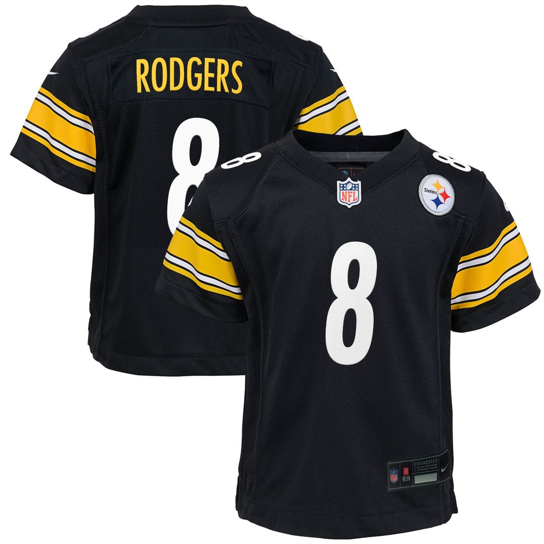 Aaron Rodgers Pittsburgh Steelers Youth Game Jersey - White