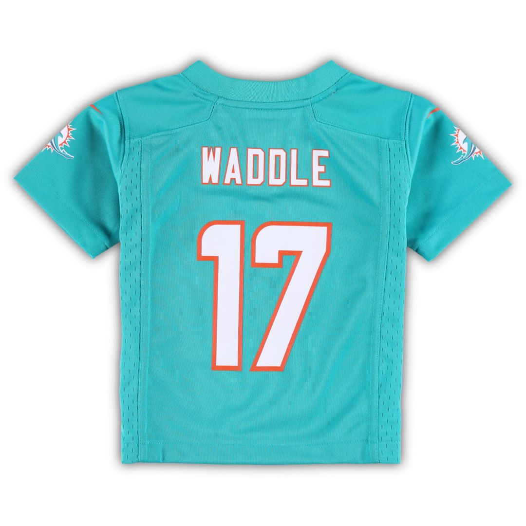 Jaylen Waddle Miami Dolphins Toddler Game Jersey - Aqua