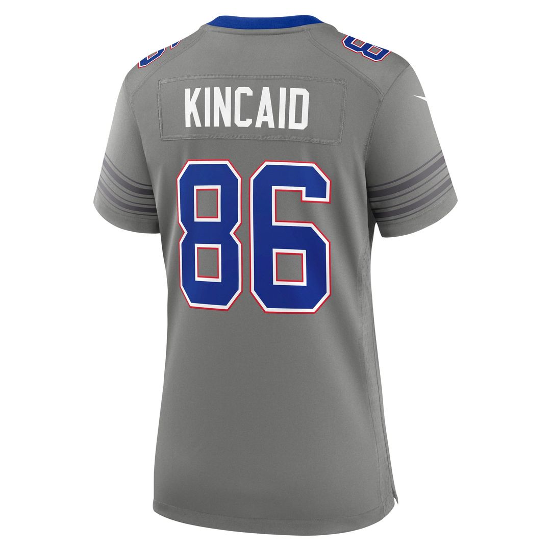 Dalton Kincaid Buffalo Bills Women's Nickel City Game Jersey - Gray