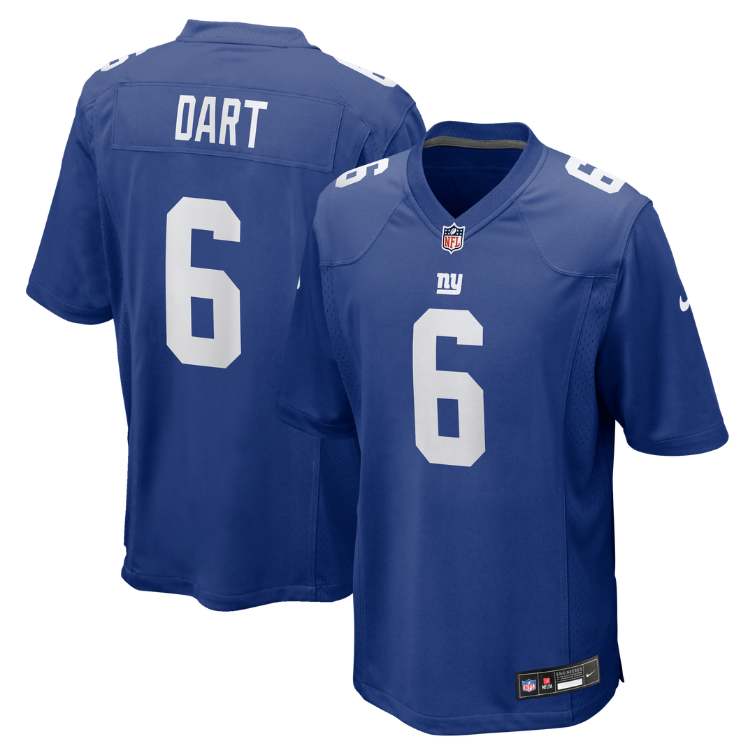 Jaxson Dart New York Giants Game Jersey - White