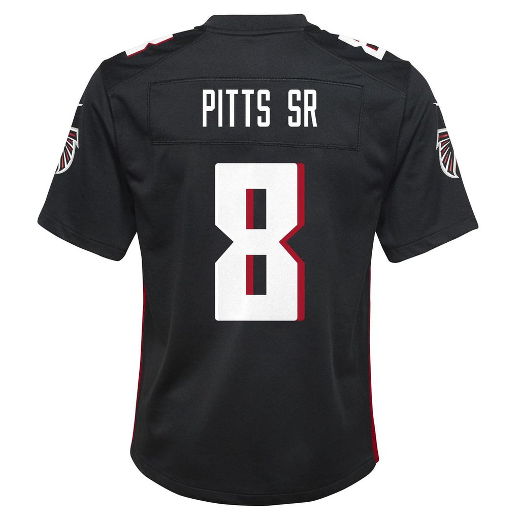 Kyle Pitts Sr. Atlanta Falcons Youth Game Jersey - Black