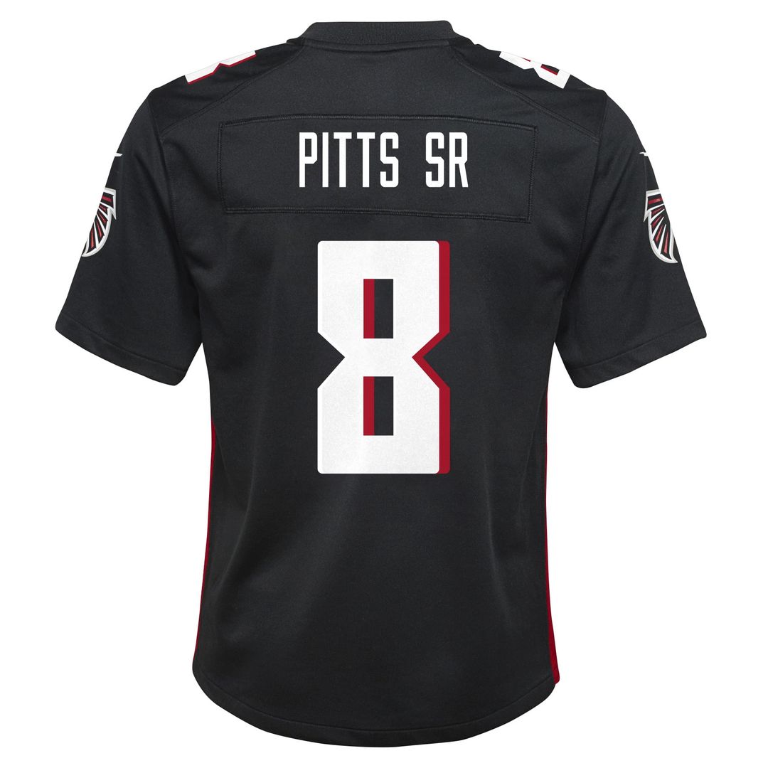 Kyle Pitts Sr. Atlanta Falcons Youth Game Jersey - Black