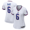 Jaxson Dart New York Giants Women's Alternate Vintage White Game Jersey - White