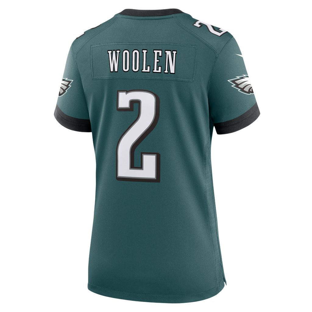 Tariq Woolen Philadelphia Eagles Women's Alternate Game Jersey - Kelly Green