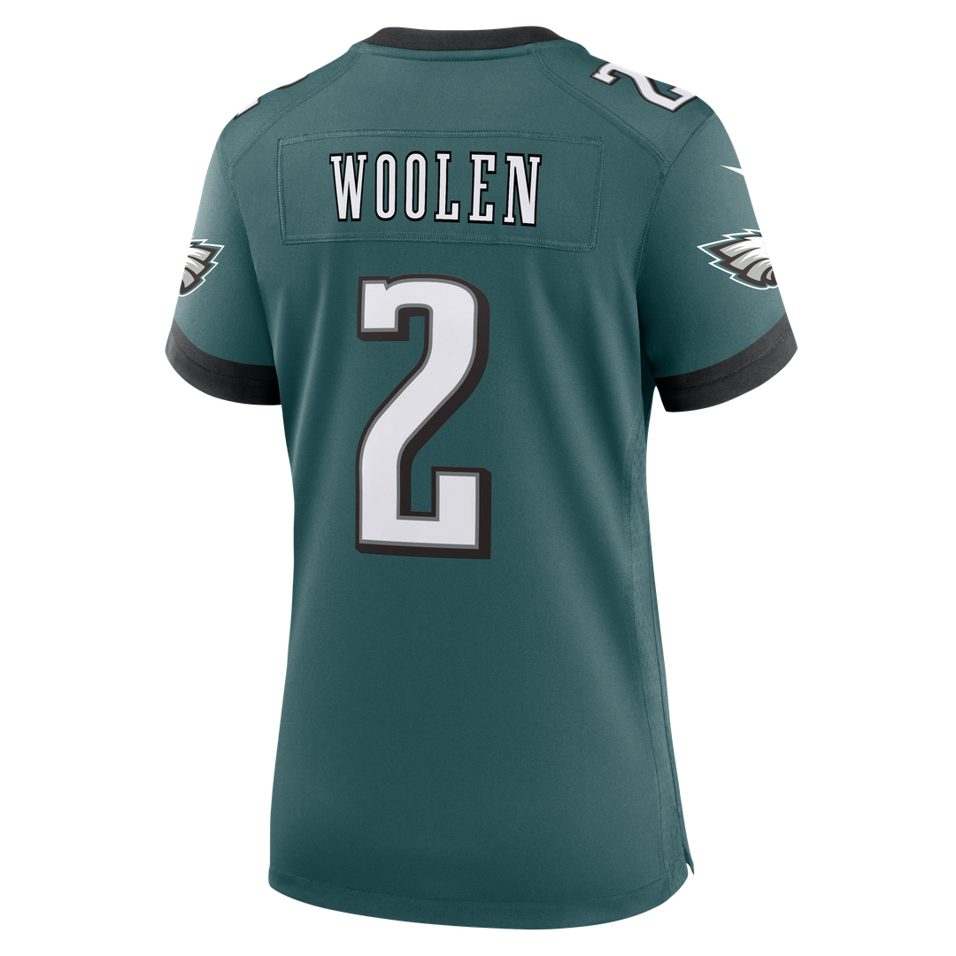 Tariq Woolen Philadelphia Eagles Women's Alternate Game Jersey - Kelly Green