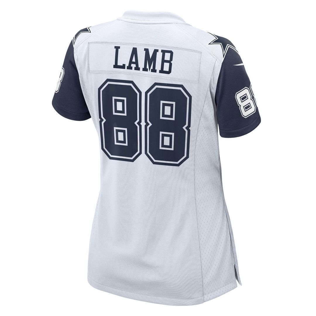 CeeDee Lamb Dallas Cowboys Women's 2nd Alternate Game Jersey - White