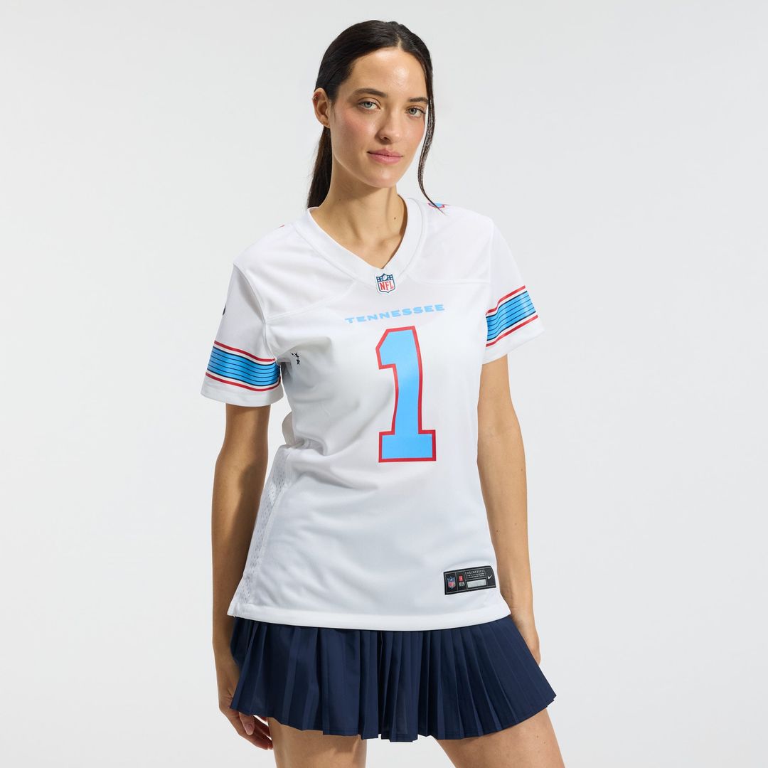 Cameron Ward Tennessee Titans Women's Game Jersey - White