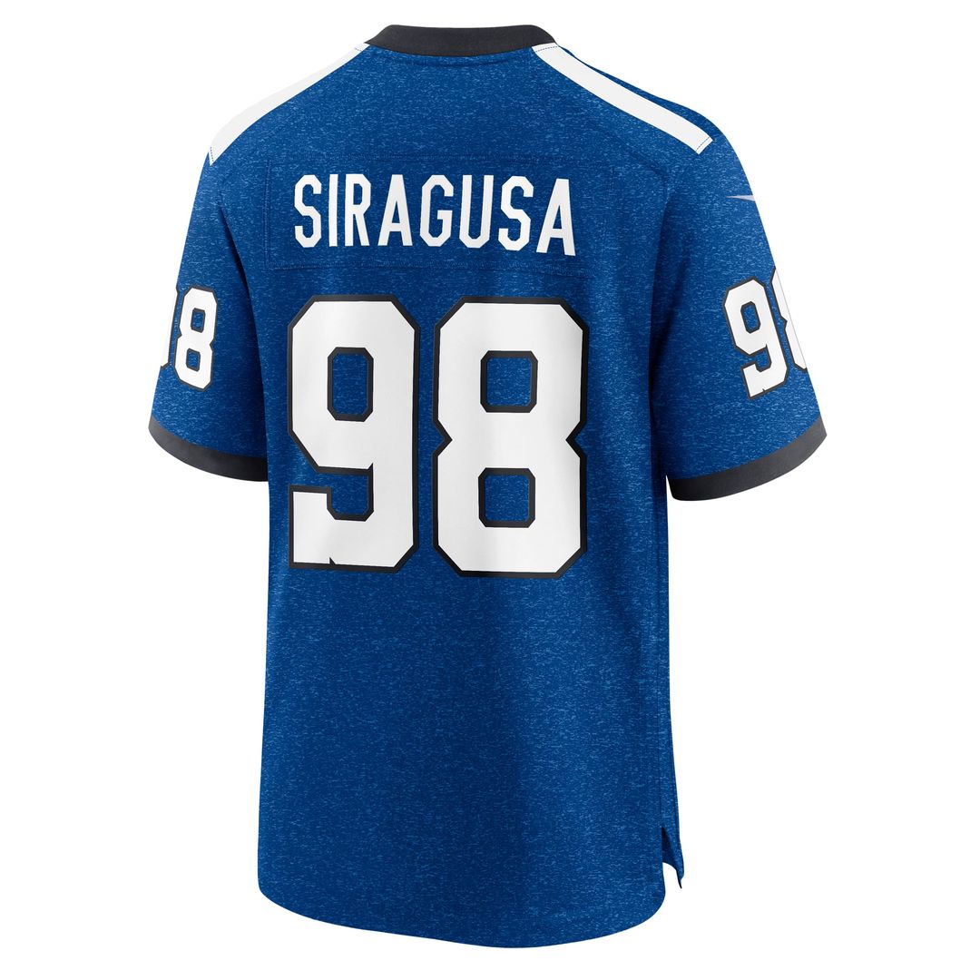 Tony Siragusa Indianapolis Colts Retired Player Alternate Game Jersey - Blue