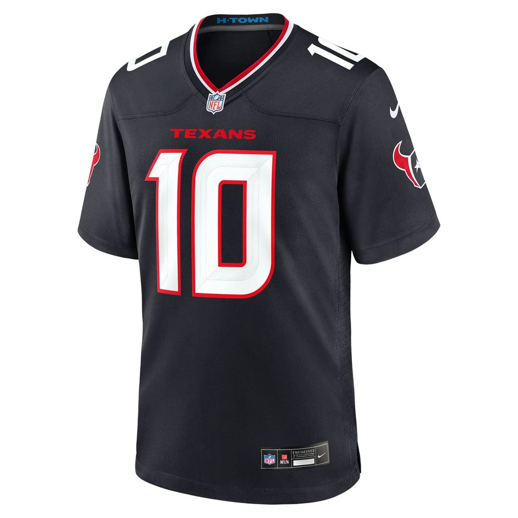 Davis Mills Houston Texans Team Game Jersey - Navy