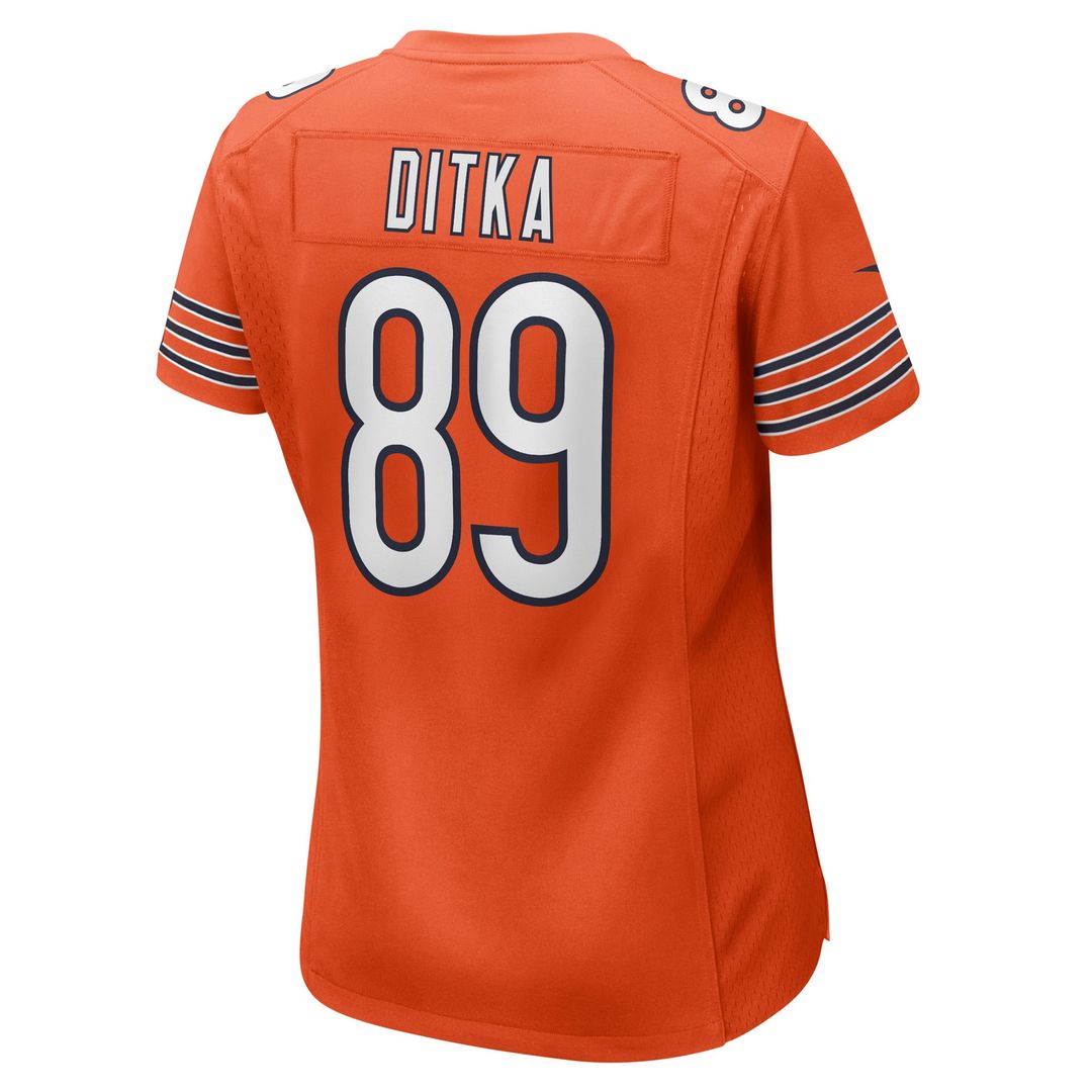 Mike Ditka Chicago Bears Women's Retired Player Jersey - Orange