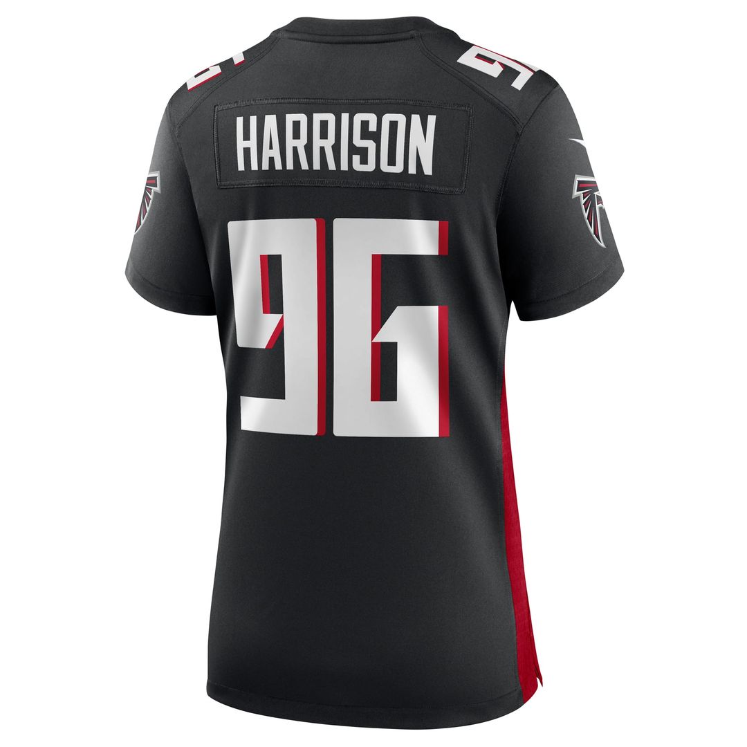 Zach Harrison Atlanta Falcons Women's Team Game Jersey - Black