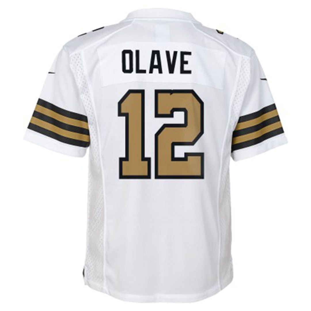 Chris Olave New Orleans Saints Youth Game Jersey - White